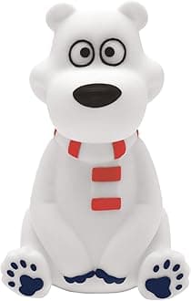 Polar Bear Color Nightlight for children's room, colour change, smooth light, Battery included, NLJ01PB