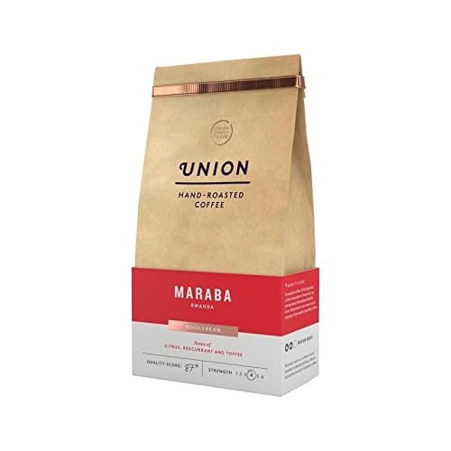 Union Coffee Medium Roast Coffee Beans - Maraba Rwanda 200g - Pack of 4