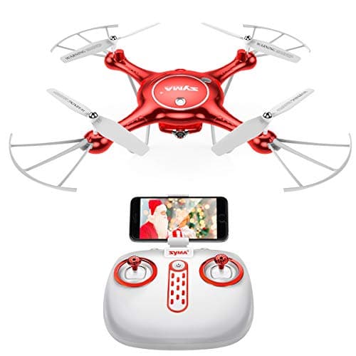 DoDoeleph Drone with HD Camera FPV Real-time WiFi Gravity Control RTF RC Quadcopter with Altitude Hold, Headless Mode, Flight Plan, 360 Rolls