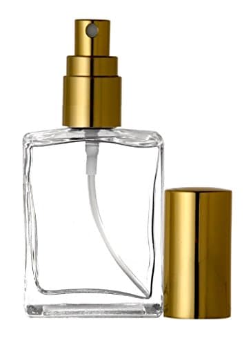 Riverrun Perfume/Cologne Atomizer Empty Refillable Glass Bottle Fine Mist Sprayer 15ml 1/2 oz (Set of 3 - Gold)
