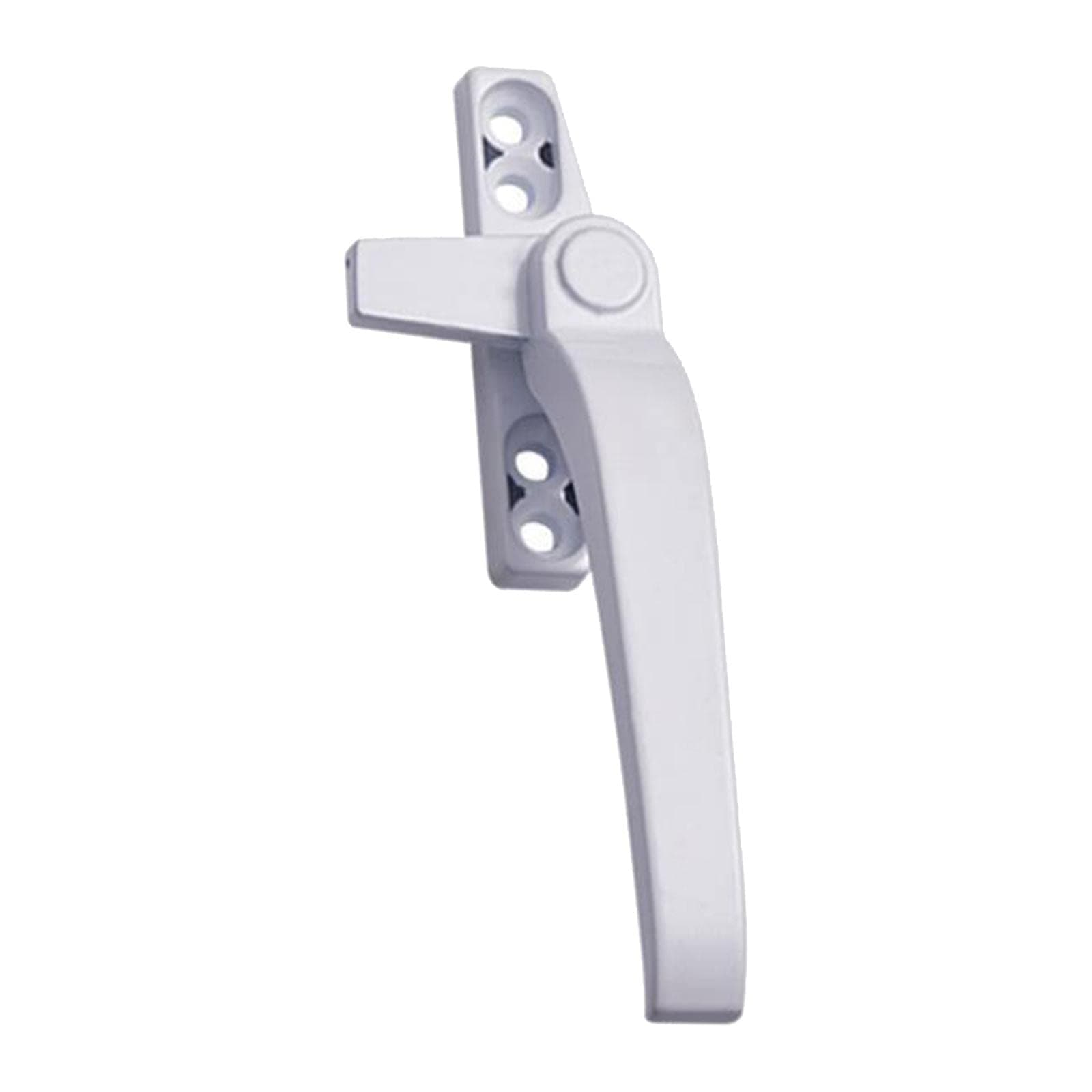 zalati Window Handler Universal Replacement Right/Left Hand Aluminum Alloy Window Handles with Locks for Double Glazing Switch Window Door Security - Right Hand Bar White