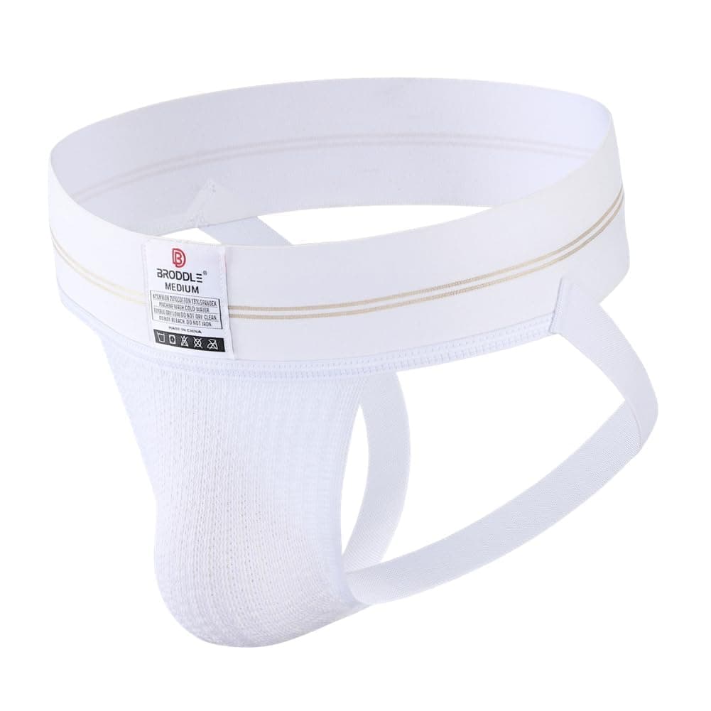 Men's Jockstrap Stretchy Nylon Mesh Pouch Performance Workout Athletic Supporters for Men