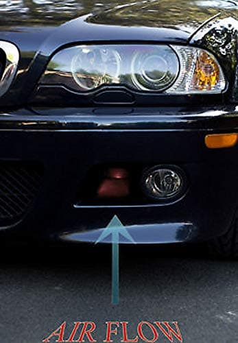 AVT Lower Intake Scoop E46 M3 01-06 Red