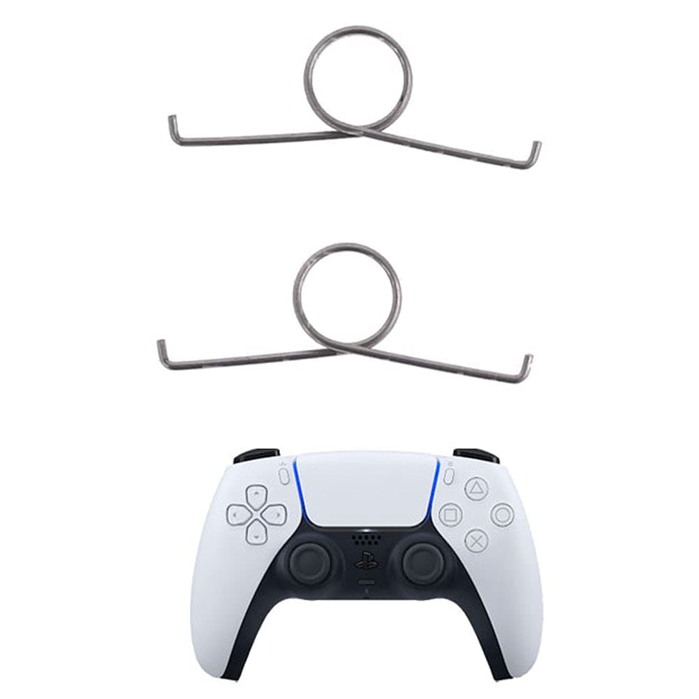 Gamer Gear PS5 Dual Sense Controller L2 R2 Trigger Button Springs Replacement - 2 Pack of springs for Playstation 5 Controller - Replace broken springs