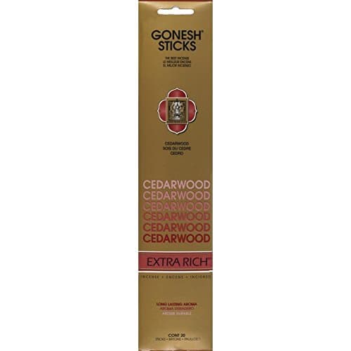 Gonesh - Cedarwood 20 Count Incense Sticks