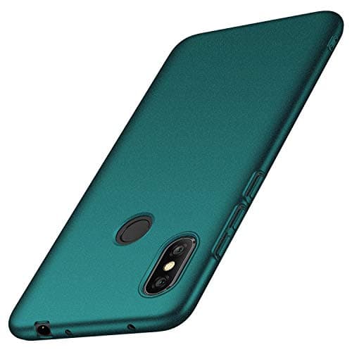 Xiaomi Redmi Note 6 Pro Case, Almiao [Ultra-Thin] Minimalist Slim Protective Phone Case Back Cover for Xiaomi Redmi Note 6/Redmi Note 6 Pro 6.26 Inch (Gravel Green)