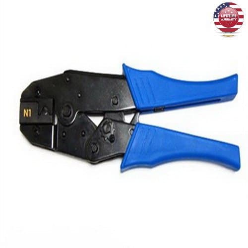 1 Pack X Ratchet Modular Crimping Tool for Cat6a & Cat7 RJ45 - By Nexiron