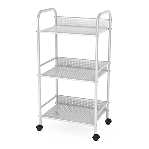 dar Living 3 Tier Cart White