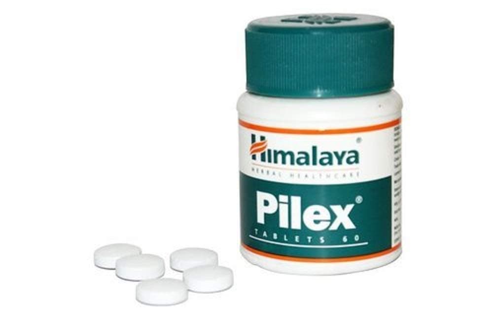 Himalaya Pilex Tablets - 60 Count (2 Packs)