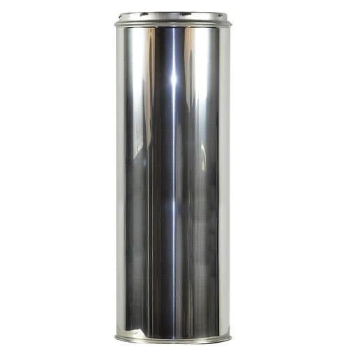 8" X 24" Chimney Pipe Class-A, All-Fuel, 304 Stainless Steel, Wood Stove Chimney, UL103