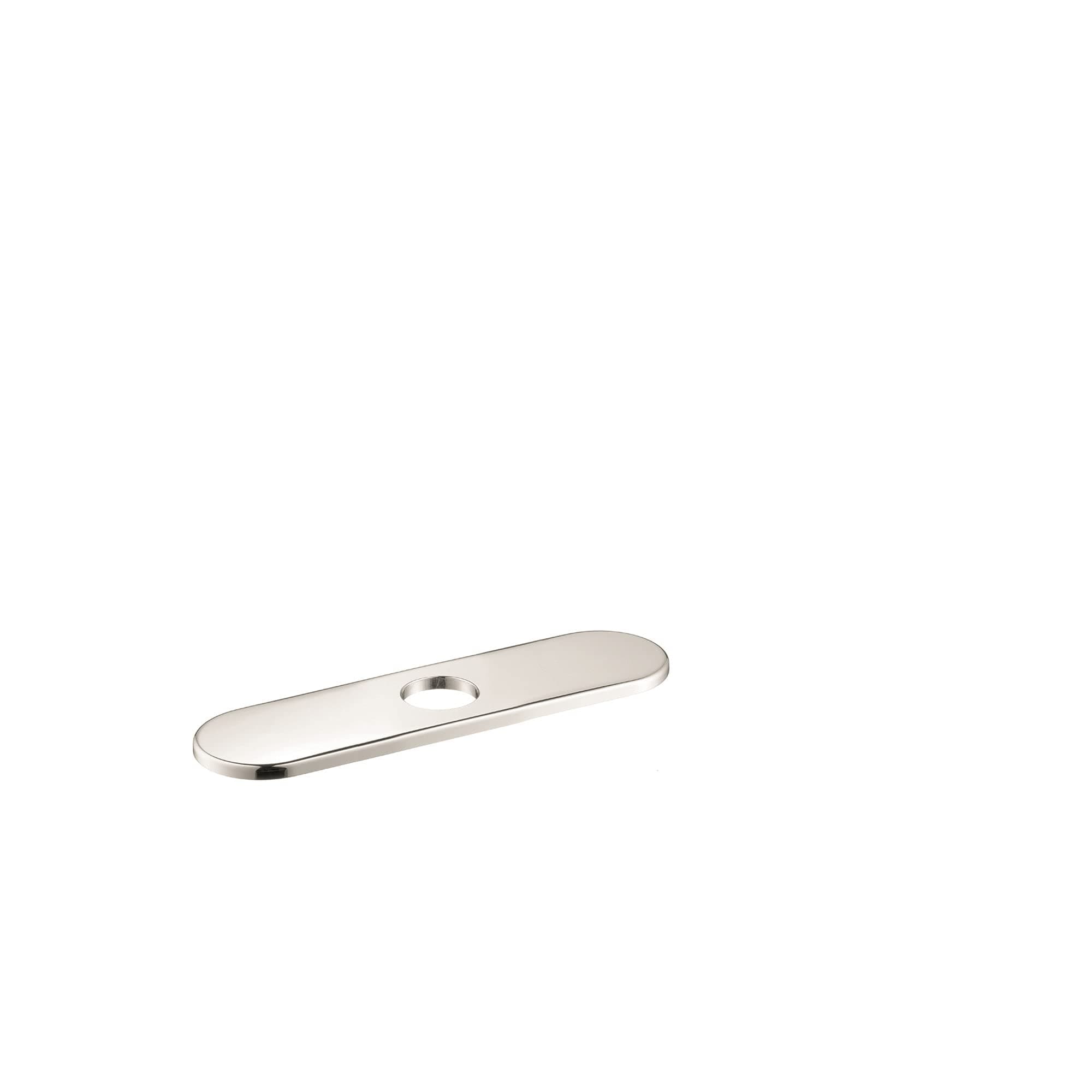 hansgrohe 11-inch Coordinating Base Plate Modern Easy Install in Polished Nickel, 14019831