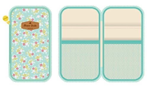 PAPERIAN Blossom Garden Multi Pouch - Floral Patterned Multipurpose Zip Around Pouch (YumYum)