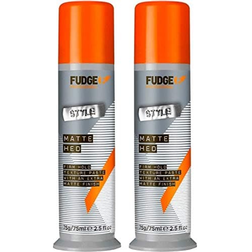 2 X Official Fudge Matte Hed Firm Hold Texture Paste 85g - NEWEST STOCK