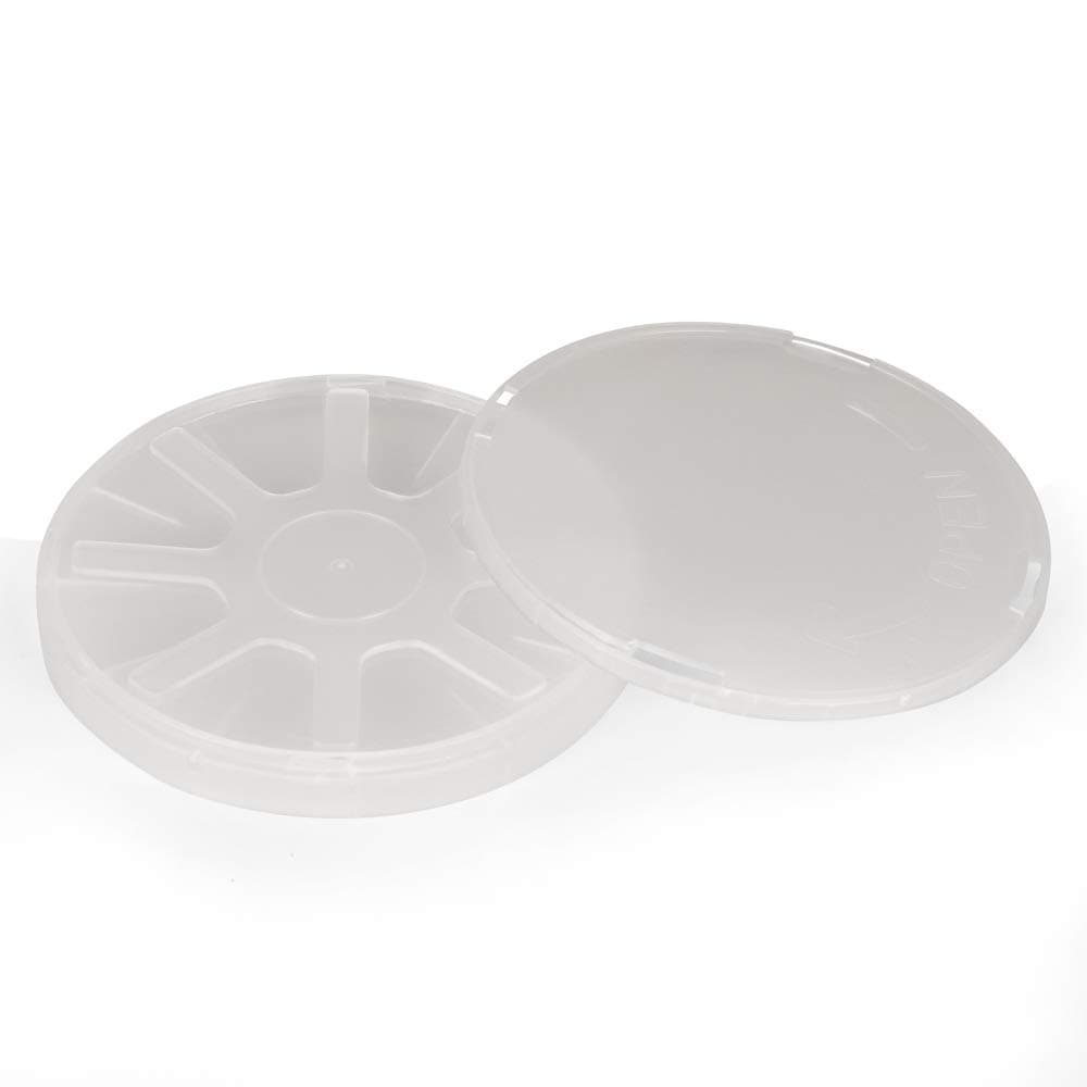 Silicon Wafer Carrier - 3 inch Single Wafer Box,Including Container,Cover & Spring,10 Pack