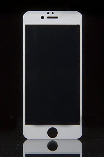 EMF Anti Radiation Anti Blue Light Protector for iPhone 6/ 6s White by ProTech Defense Tempered Glass Easy Install SAR Tested for 66% Harmful Rays