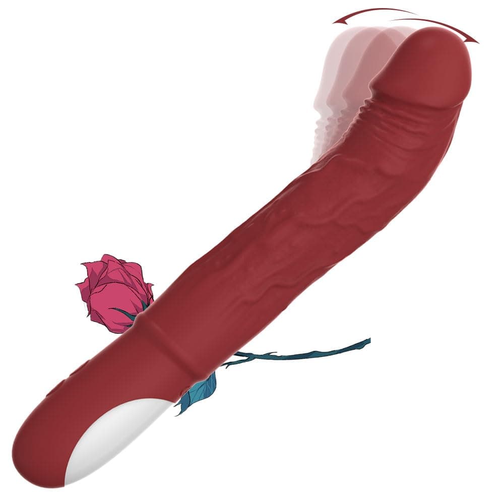 Powerful Handheld Tool Powerful Stick for Women Quiet Date Night Workout Electric Toys for Women Cheap Men Quiet Portable Soft Sensory Accessories Massager Tools USB Charging, Deep Red