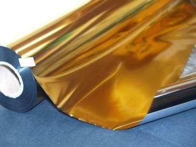 20m Metallic Cellophane Roll Gold (1648-20)