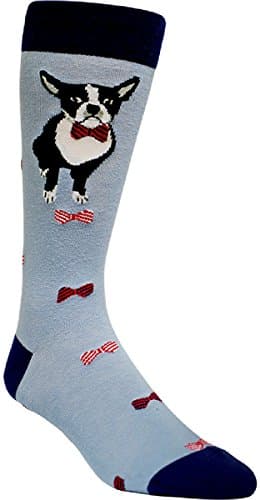 ModSocks Boston Terrier Men's Crew Socks