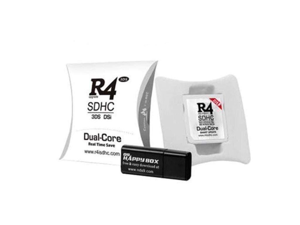 R4/R4i White Dual Core Flash Card Adapter for DS 2DS 3DS XL V1.0-11.9