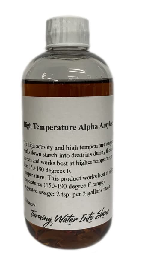 Liquid High Temperature Alpha Amylase, 8 Ounce Bottle