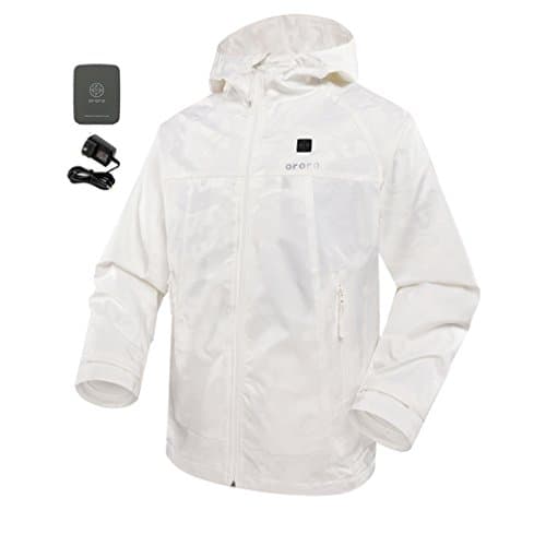 ORORO Heated Jacket Windbreaker with Battery Pack Unisex