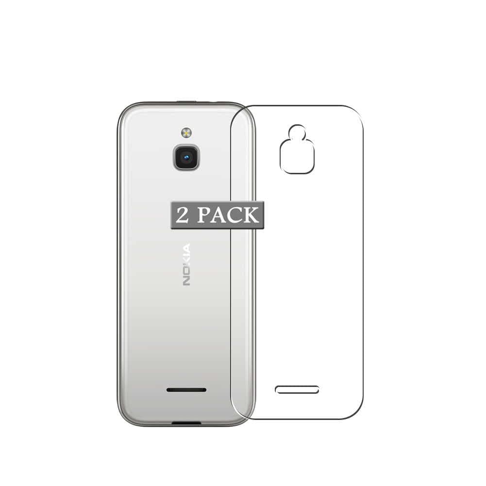 Vaxson2-Pack Back Protector Film, compatible with NOKIA 8000 4G, TPU Guard Sticker Skin [Not Front Screen Protectors ] New