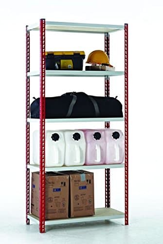 medium-duty general purpose shelving red - storage - shelving