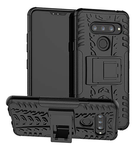 LG V40 ThinQ Case,LG V40 Case,LG V40 Storm Case SunRemex Durable Armor with Full Body Protective and Resilient Shock Absorption and Kickstand Design for LG V40 ThinQ,LG V40,LG V40 Storm Phone (Black)