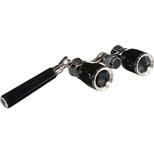 3x25 Rigoletto Opera Glasses (Black/Silver) LSR-02