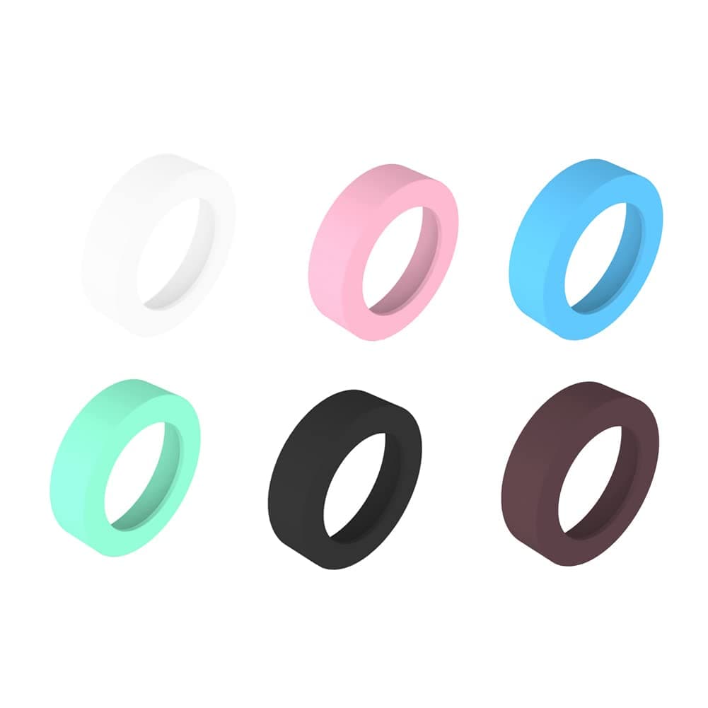 FSSTUD 6 Pcs 70MM Silicone Protective Cup Mat Water Bottle Sleeve Bottle Bottom Cover Flask Protector Non Slip Cup Coasters for Flask Mug Cup