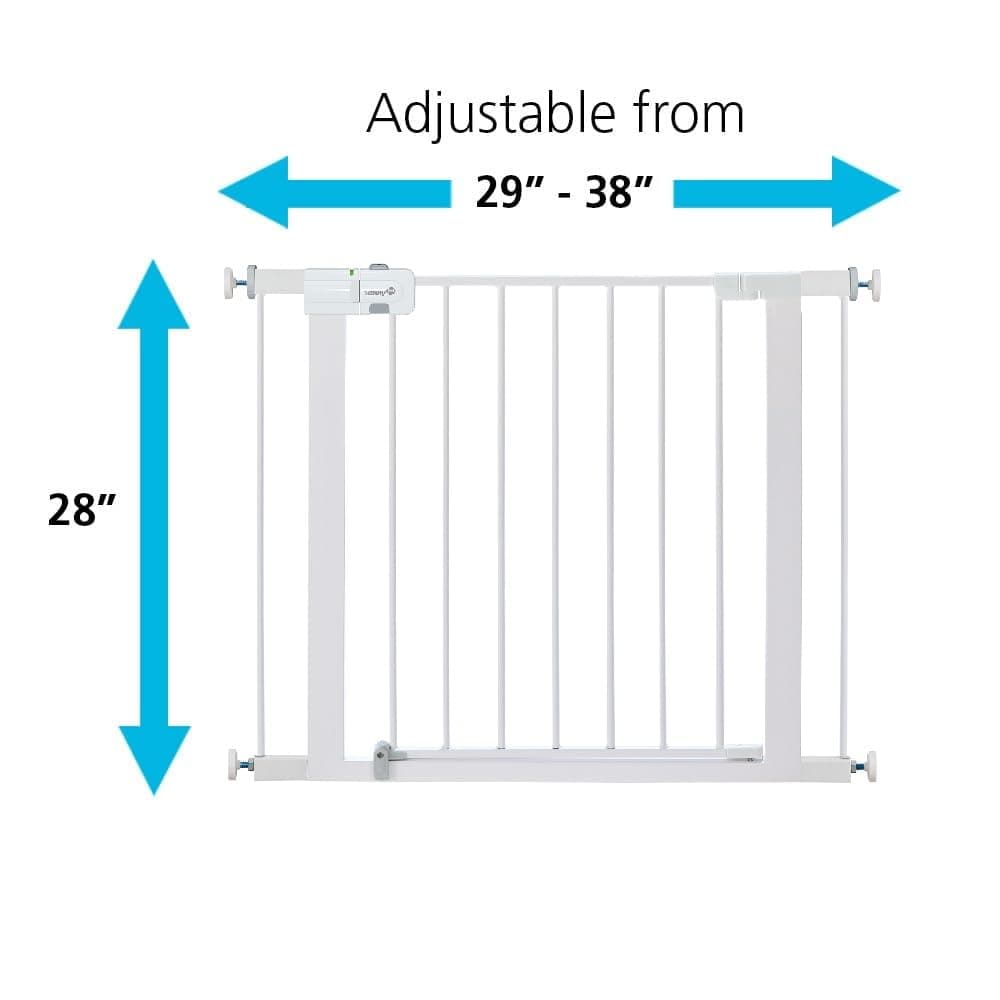 Safety 1st Easy Install 28" Walk Thru Gate, Fits Between 29" and 38"