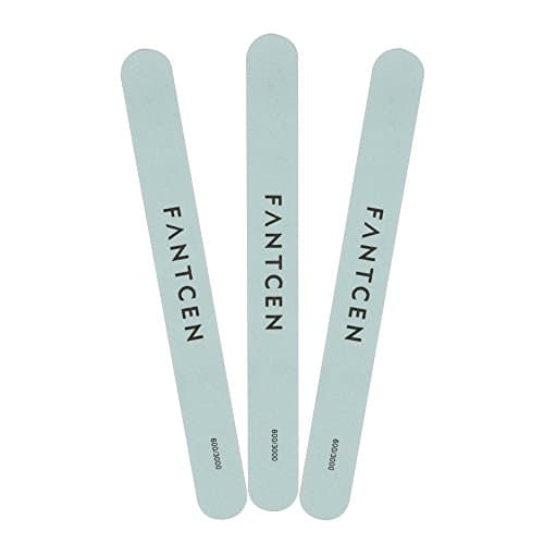 FANTCEN Nail Buffer and Shine Kit Green Nail Buffer Block for Home DIY Nail Art Care Polishing Manicure Tool Professional Korea EVA Material Set of 3 (600/3000)