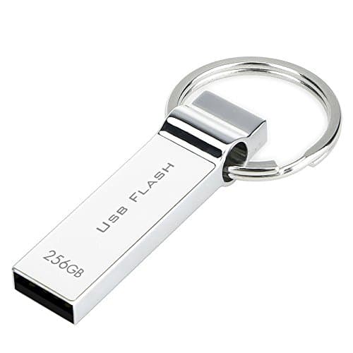 Elevavie Waterproof 256gb USB Flash Drive Pen Drive Memory USB Stick with Keychain