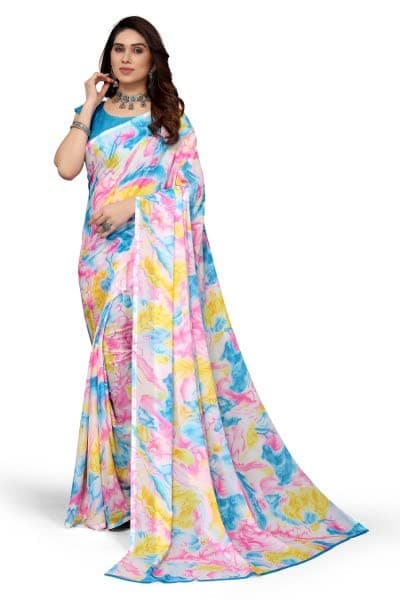 YashikaGeorgette Womens Saree
