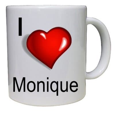 Personalized Custom Name Coffee Mug (I Love Name)