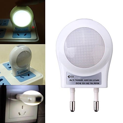 LED Lighting Sensor Light Energy Saving Night Lamp EU Plug 220V