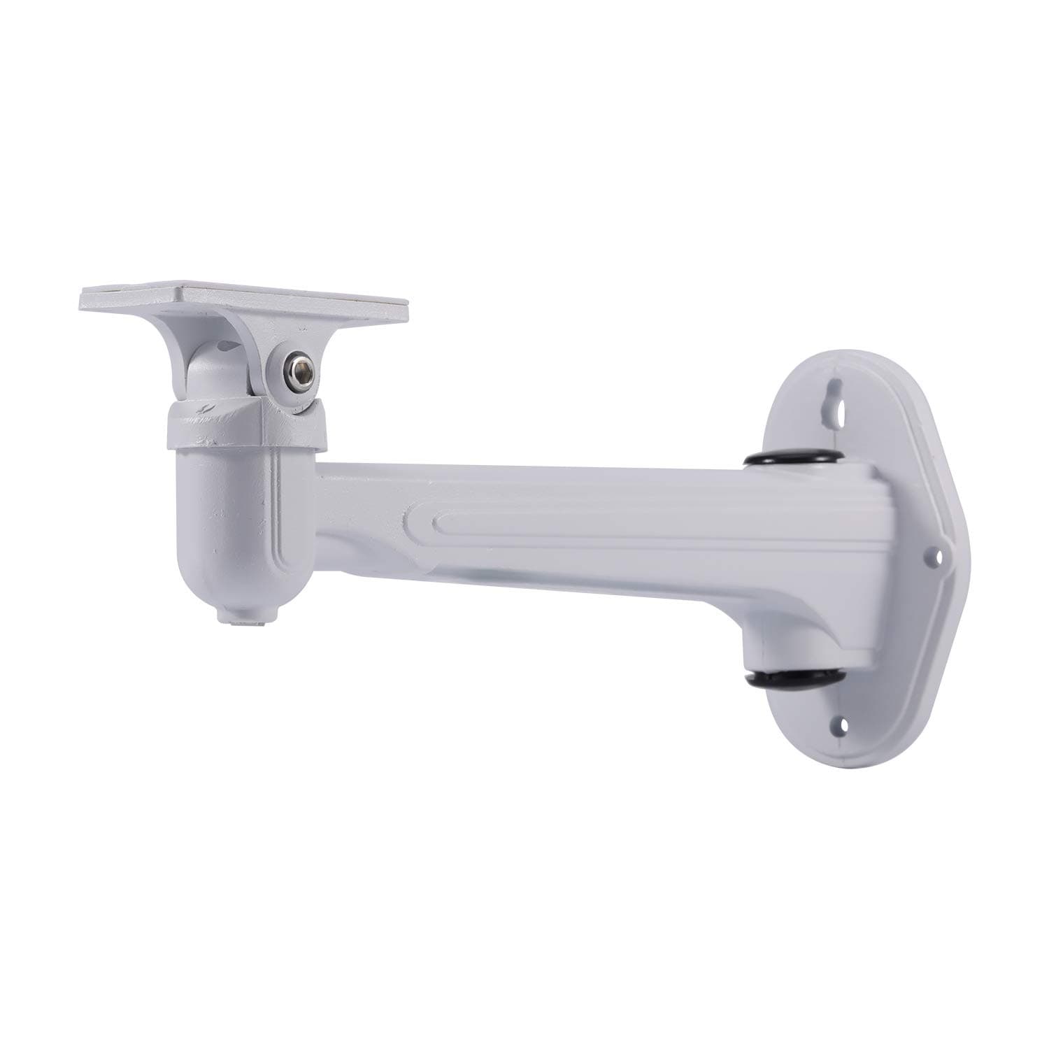 Metal Wall Mount Bracket for bullet camera Universal Waterproof Alloy Rotary Mounting Bracket Wall Mount Housing CCTV Security Surveillance Indoor Outdoor Camera Mounting Bracket pack of 1(white)