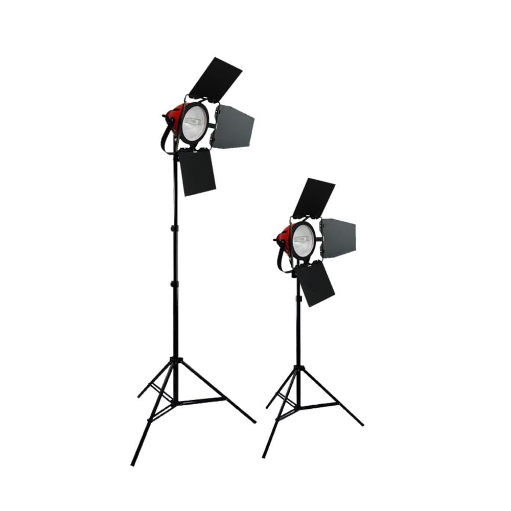 LoadStone Studio Photographic Continuous Output Lighting Kit, Black, White, Silver, Gold (V-PL1102)