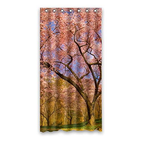 Sunlight with Beautiful Thick forest Stylish 100% Polyester shower curtain (36 "x72").