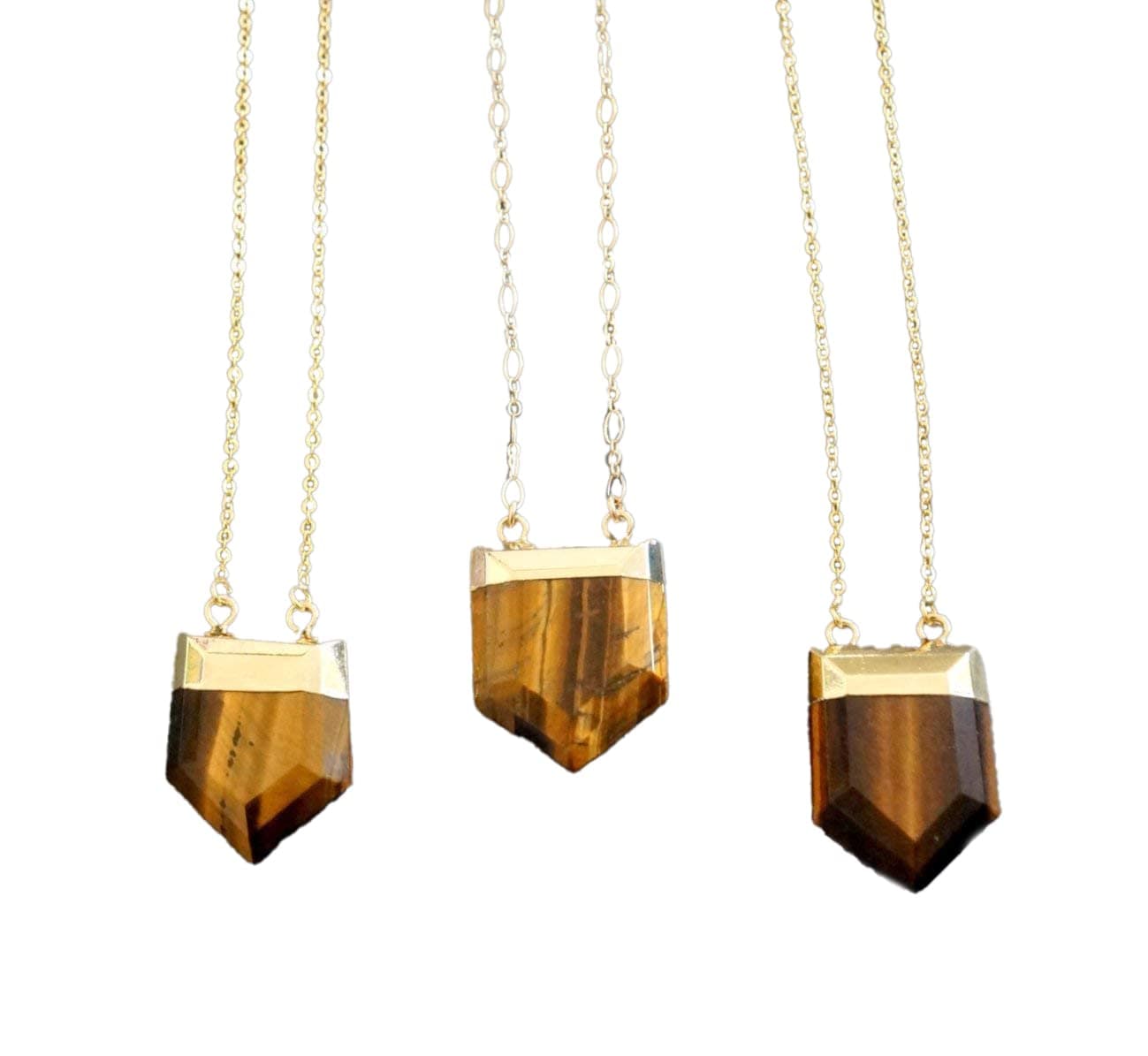 Gold Tigers Eye Necklace