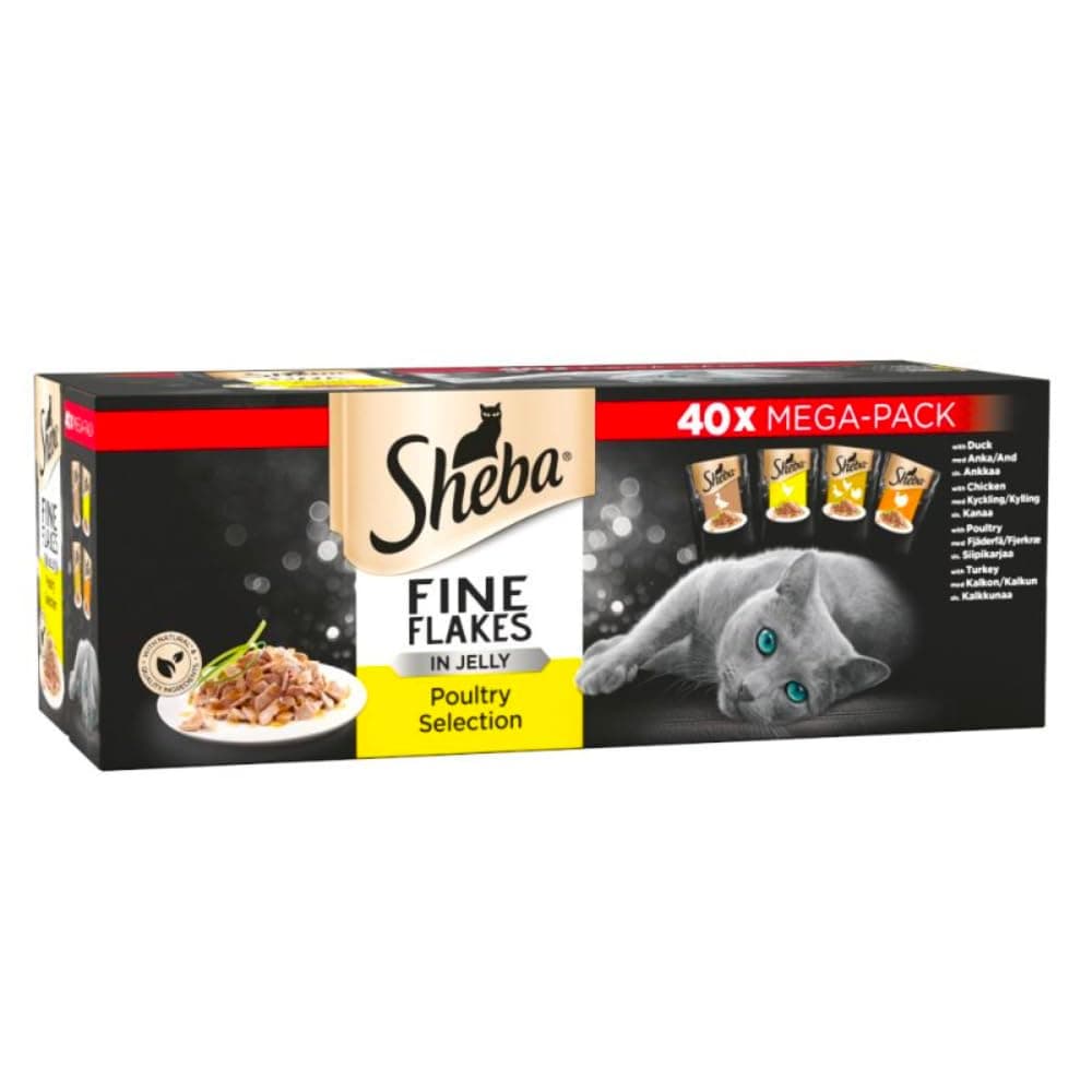 Sheba Fine Flakes 85g Cat Bags