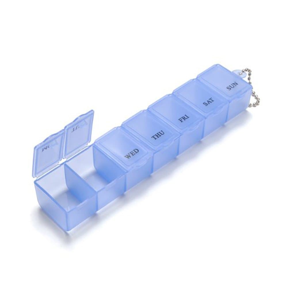 Weekly Medicine Storage Organizer Container Case 7 Day Tablet Pill Box Holder