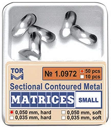 Dental Small Sectional Contoured Matrices Matrix TOR VM (50 pcs)