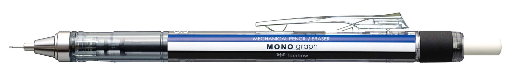 Tombow Mono Graph Shaker Mechanical Pencil 0.5Mm|Pattern Body (Sh-Mg)|Black