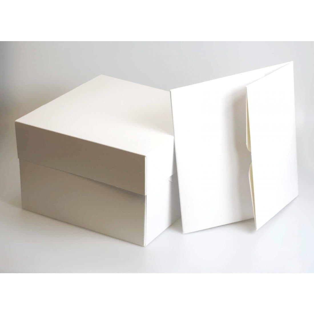 20 x 12" x 12" x 6" Inch Plain White Cake Box