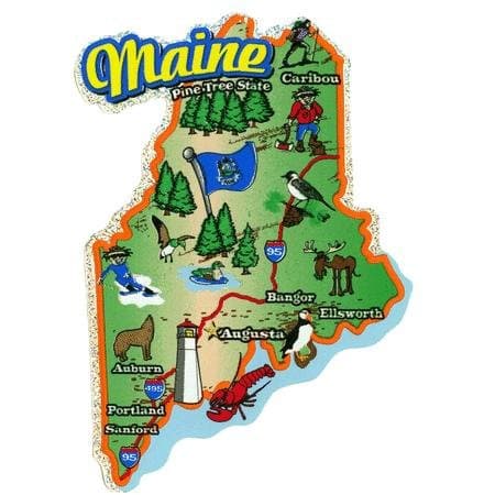 Sandstone Stickers Maine