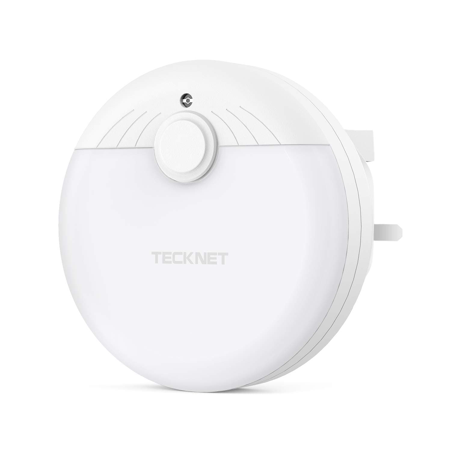 TECKNET LED Night Light, Night Light with Dusk to Dawn Light Sensor, Warm White Light for Living Room, Corridor, Bathroom, Cabinet, etc