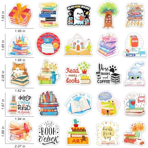 STKJoviale Book Sticker Reading Sticker