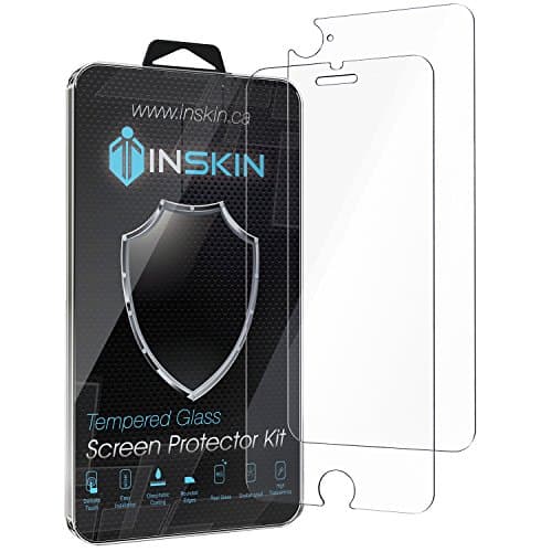 Inskin 2-in-1 Front and Back Tempered Glass Screen Protector, fits iPhone 8 [2017] 4.7 inch.
