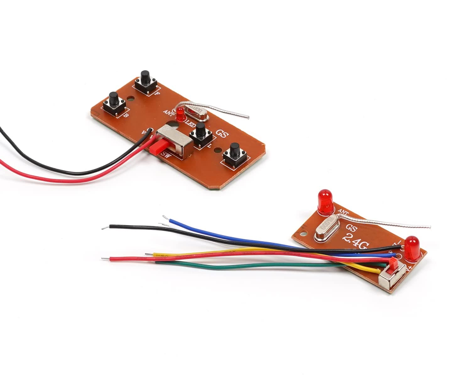 2.4Ghz Wireless Remote Transmitter and Receiver Set - Accessories for Science Project Creative Engineering STEAM Education for Kids Age 8 and up